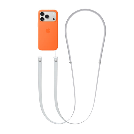 Apple - Crossbody Strap – Light Gray
